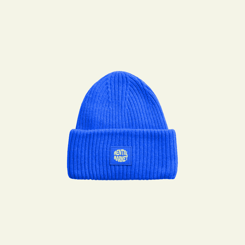 Mental Market Beanie (Blue)
