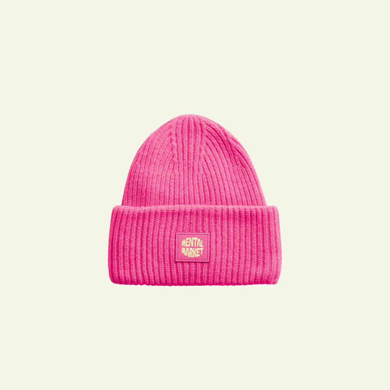 Mental Market Beanie (Pink)