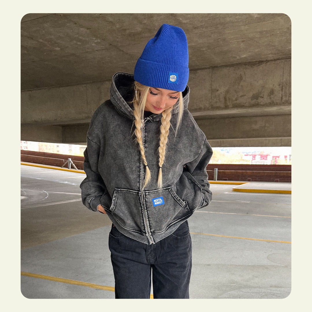 Mental Market Beanie (Blue)