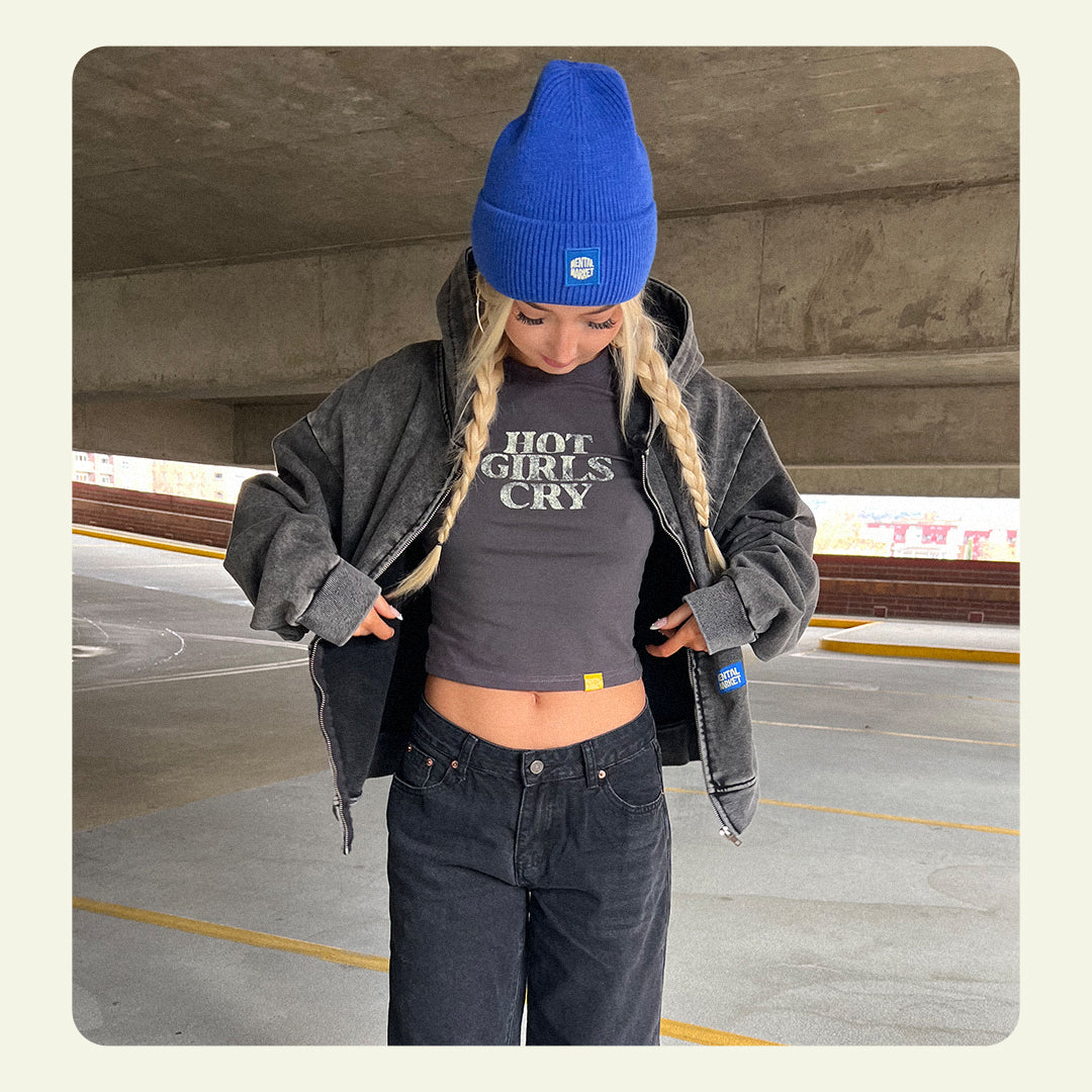 Hot Girls Shed Tears Aged Baby Tee