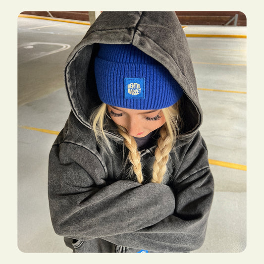 Mental Market Beanie (Blue)