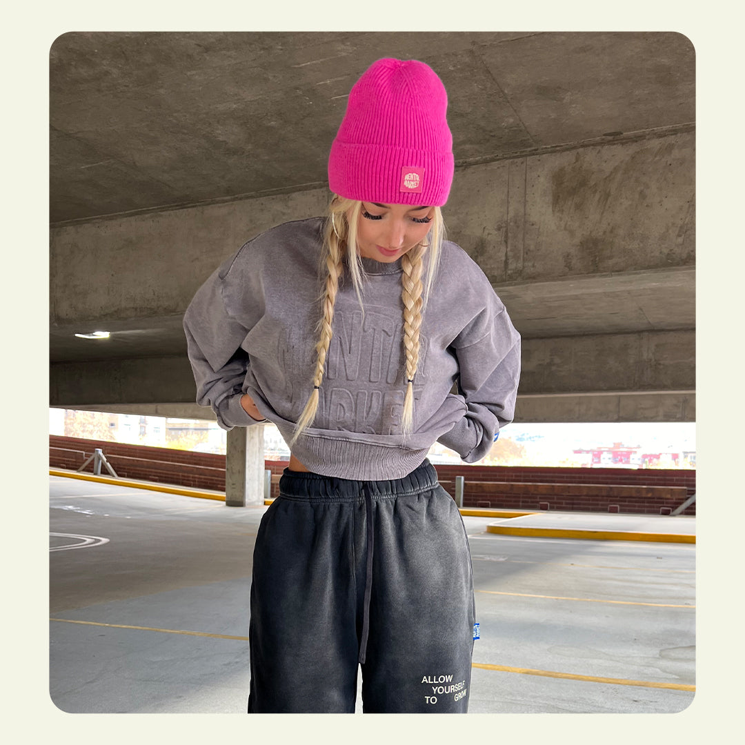 Mental Market Beanie (Pink)